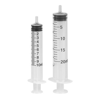 Mediware Einmalspritzen 10/12 ml, einzeln steril im Peel Pack
