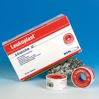 Leukoplast®-Rolle - 5 m x 1,25 cm im Schutzring (Rollenpflaster)