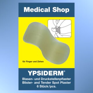 YPSIDERM® Blasenpflaster - Hydrokolloidpflaster bei Hautblasen für Ferse und Ballen