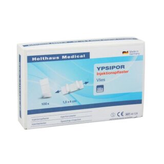 YPSIPOR® Injektionspflaster - Vlies, 1,5 x 4 cm - 100 Stück à Pack.