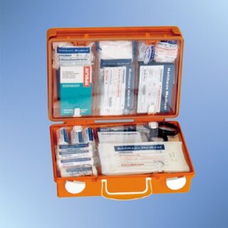 SAN Erste-Hilfe-Koffer - gefüllt mit  DIN 13 157 - erweitert