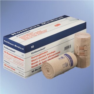 Cottonelast® Kurzzug-Binde - Klinikpackung à 10 Stk., 8 cm x 5 m