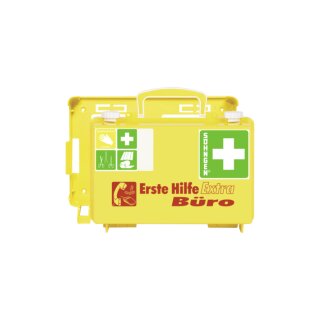 Erste-Hilfe-Koffer - extra BÜRO QUICK-CD. gelb nach DIN 13 157