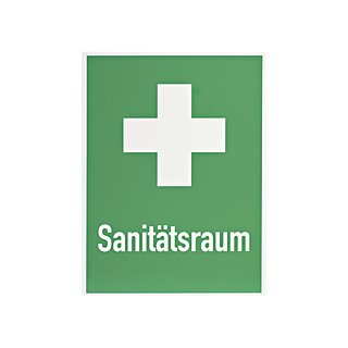 Rettungszeichen Sanitätsraum + Erste-Hilfe-Kreuz