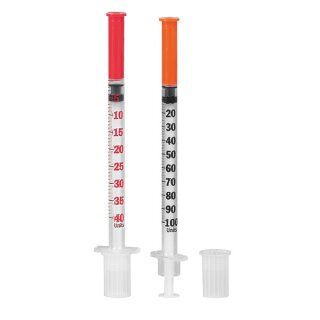 Insulinspritze Microfine plus BD - U 40 - 1,0 ml - Pack. à 100 Stück