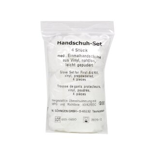Handschuh-Set für Verbandkasten und pers. Hygiene