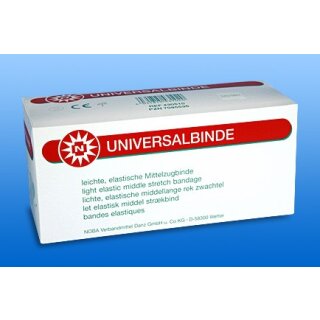 NOBA® Universalbinde - elastisch - 6 cm x 5 m, gedehnt - Pack. à 10 Stück
