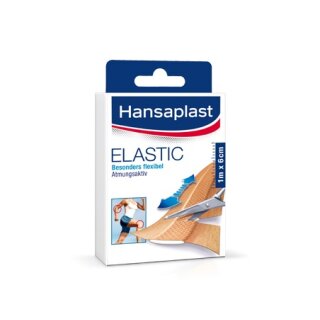 Hansaplast® Elastic - Wundschnellverband (Pflaster), 6 cm  x 1 m
