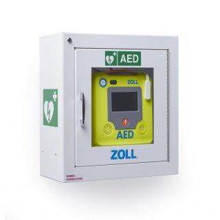 ZOLL AED 3 Wandschrank mit Alarm - halb-versenkt in der Wand