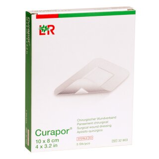 Curapor - Chirurgischer Wundverband, steril  - 5 St. pro Pack.- in zwei Größen erhältlich