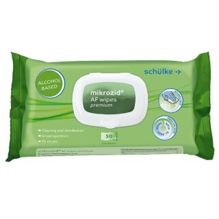 mikrozid® AF wipes premium - Desinfektionstücher in Softpack - 50 Tücher à Packung