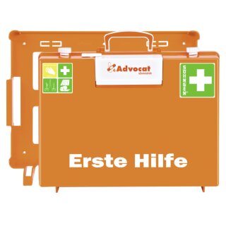 Erste-Hilfe-Koffer Advocat - DIN-Füllung 13 157 und individueller berufsrisikobezogener Erweiterung
