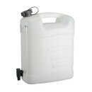 Wasserkanister - 15 Liter, HDPE - mit Ablasshahn von PRESSOL