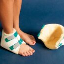 Echtfell Gelenkschoner - erhältlich in 3 Modellen für Füße, Knie und Ellenbogen