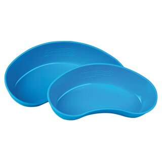 Nierenschale aus blauem Kunststoff - in versch. Größen erhältlich