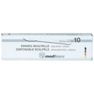 Mediware® - Einmalskalpelle aus Edelstahl Gr.: 11