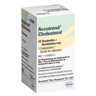 Accutrend® Cholesterol - Original Teststreifen - 25 Teste à Pack.