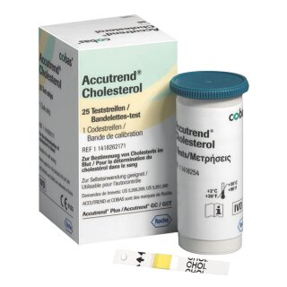 Accutrend® Cholesterol - Original Teststreifen - 25 Teste à Pack.